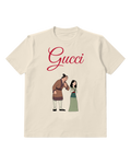 Ivory Mulan And Li Shang Standing Together Graphic T-Shirt - front product view