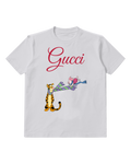 Light Gray Tigger And Piglet Wearing Scarves Graphic T-Shirt - front product view