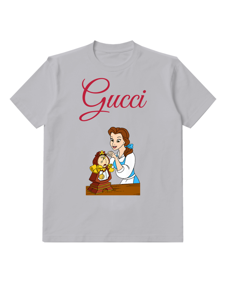 Light Gray Belle Comforts Clock Gentle Hand Gesture Graphic T-Shirt - front product view