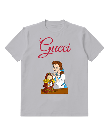 Light Gray Belle Comforts Clock Gentle Hand Gesture Graphic T-Shirt - front product view