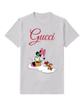 Light Gray Minnie Mouse With Basket And Chip Graphic T-Shirt - front product view