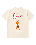 Ivory Fiery Haired Girl Dark Outfit Graphic T-Shirt - front product view