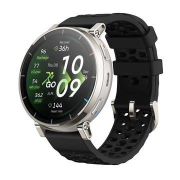Round Athletic Smart Wristwatch, Offline Navigation Fitness Tracker With Custom Training Routines