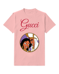 Blush Pink Jasmine And Aladdin Close Together Graphic T-Shirt - front product view