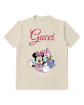 Ivory Minnie And Daisy In Circular Frame Graphic T-Shirt - front product view