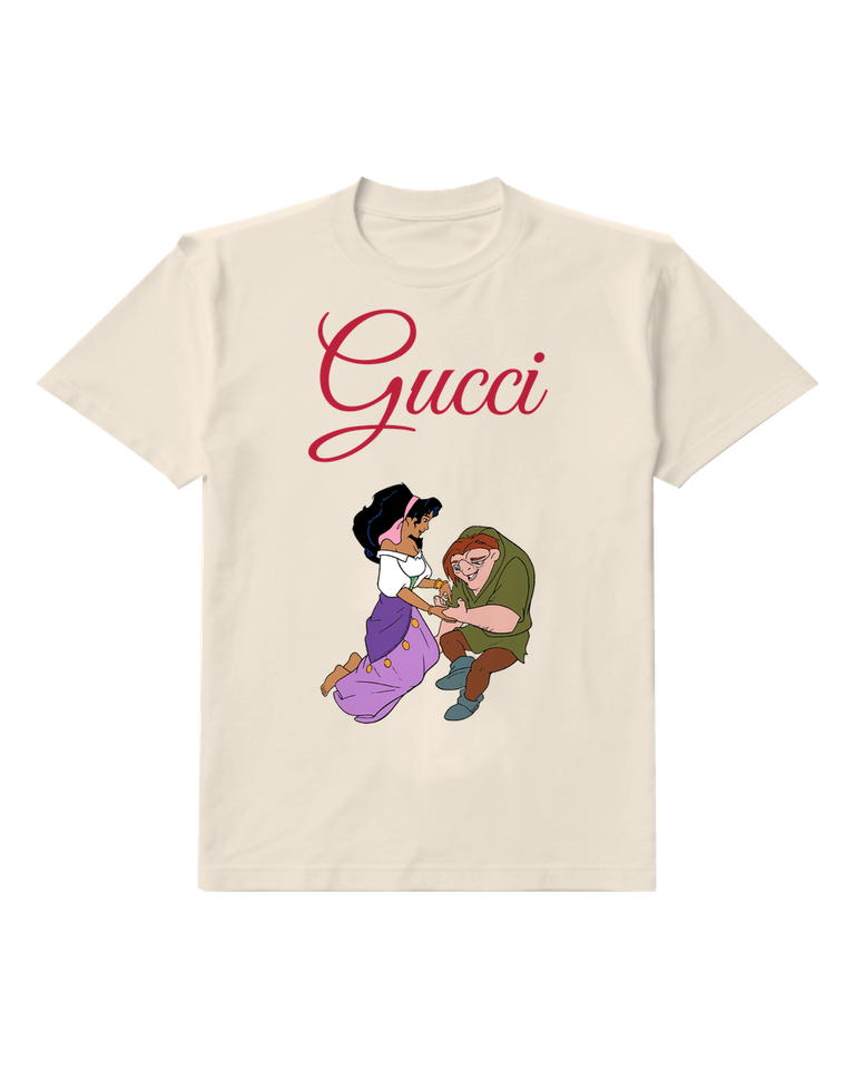 Ivory Esmeralda And Quasimodo Dancing Together Graphic T-Shirt - front product view