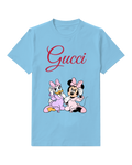 Sky Blue Minnie And Daisy In Nightgowns Graphic T-Shirt - front product view