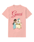 Blush Pink Jasmine And Sultan Dancing Together Graphic T-Shirt - front product view