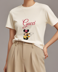 Ivory Mouse Bee Wing Costume Graphic T-Shirt - model wearing view