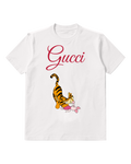 White Tigger And Piglet Playful Embrace Graphic T-Shirt - front product view