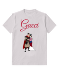 Light Gray Mulan And Li Shang Embracing Graphic T-Shirt - front product view