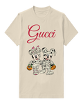 Ivory Mickey And Minnie In Mummy Costumes Graphic T-Shirt - front product view