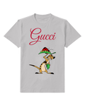 Light Gray Meerkat Sombrero Scarf Graphic T-Shirt - front product view