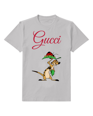 Light Gray Meerkat Sombrero Scarf Graphic T-Shirt - front product view