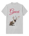 Light Gray Olaf Atop Sven Blowing Leaves Graphic T-Shirt - front product view