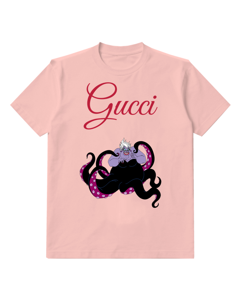 Blush Pink Sea Witch Curling Tentacles Graphic T-Shirt - front product view