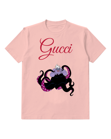 Blush Pink Sea Witch Curling Tentacles Graphic T-Shirt - front product view