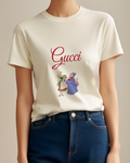 Ivory Cinderella Offering Flowers To The Fairy Godmother Graphic T-Shirt - model wearing view