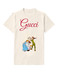 Ivory Peter Pan Arms Raised Holds Tiny Figure Graphic T-Shirt - front product view