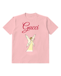 Blush Pink Pale Gowned Fairy Wand Graphic T-Shirt - front product view
