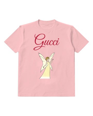 Blush Pink Pale Gowned Fairy Wand Graphic T-Shirt - front product view