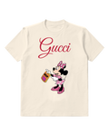 Ivory Mouse Yellow Handbag Graphic T-Shirt - front product view