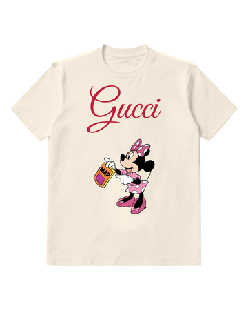 Ivory Mouse Yellow Handbag Graphic T-Shirt - front product view