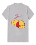 Light Gray Bear Floating Side Nap Graphic T-Shirt - front product view
