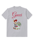 Light Gray Jessie And Buzz With Forky Graphic T-Shirt - front product view