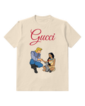 Ivory Pocahontas And John Smith With Meeko Graphic T-Shirt - front product view