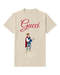 Ivory Prince Holding Blue Bird Graphic T-Shirt - front product view