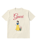 Ivory Snow White And Bashful Smiling Together Graphic T-Shirt - front product view