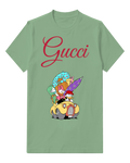 Sage Green Daisy And Donald In Packed Car Graphic T-Shirt - front product view