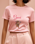 Blush Pink Woody Riding Bullseye With Lasso Graphic T-Shirt - model wearing view