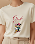 Ivory Minnie And Daisy In Summer Attire Graphic T-Shirt - model wearing view