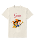 Light Gray Mickey And Pluto In Halloween Hats Graphic T-Shirt - front product view