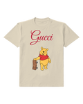Ivory Bear Brown Satchel Graphic T-Shirt - front product view