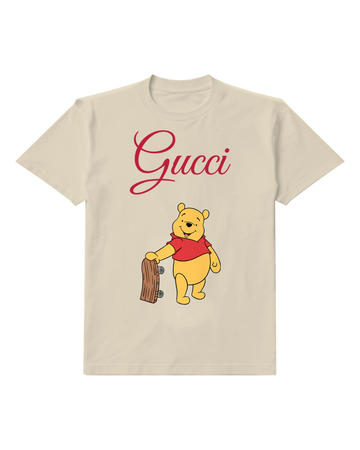 Ivory Bear Brown Satchel Graphic T-Shirt - front product view