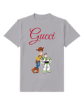 Gray Toy Story Duo Standing Together Graphic T-Shirt - front product view