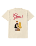 Ivory Aurora And Prince In Embrace Graphic T-Shirt - front product view