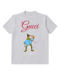 Light Gray Peter Pan Holds Wendy In Dance Graphic T-Shirt - front product view
