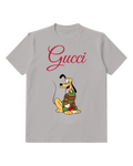 Gray Dog Holiday Sweater Graphic T-Shirt - front product view