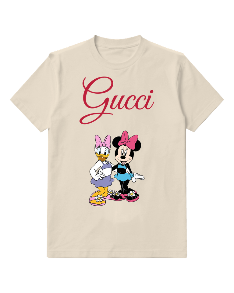 Ivory Minnie And Daisy In Summer Attire Graphic T-Shirt - front product view