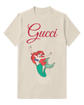 Ivory Mermaid Reaching Through Water Graphic T-Shirt - front product view