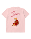 Blush Pink Teacup With Horse Like Legs Graphic T-Shirt - front product view