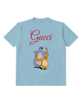 Sky Blue Baloo And Louie Dancing Together Graphic T-Shirt - front product view