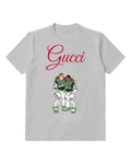 Light Gray Two Space Rangers Standing Graphic T-Shirt - front product view