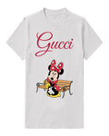 Light Gray Mouse Bench Rest Graphic T-Shirt - front product view