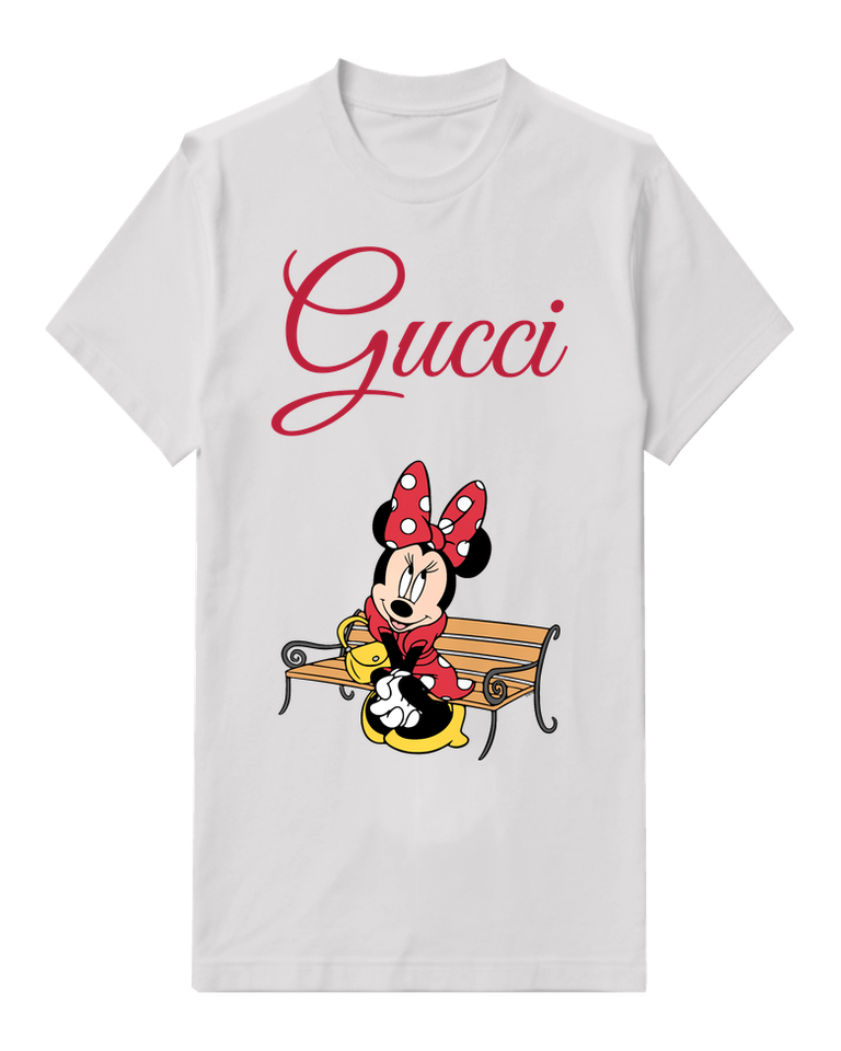 Light Gray Mouse Bench Rest Graphic T-Shirt - front product view