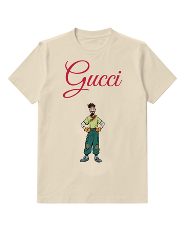 Ivory Explorer Green Trousers Hands On Hips Graphic T-Shirt - front product view